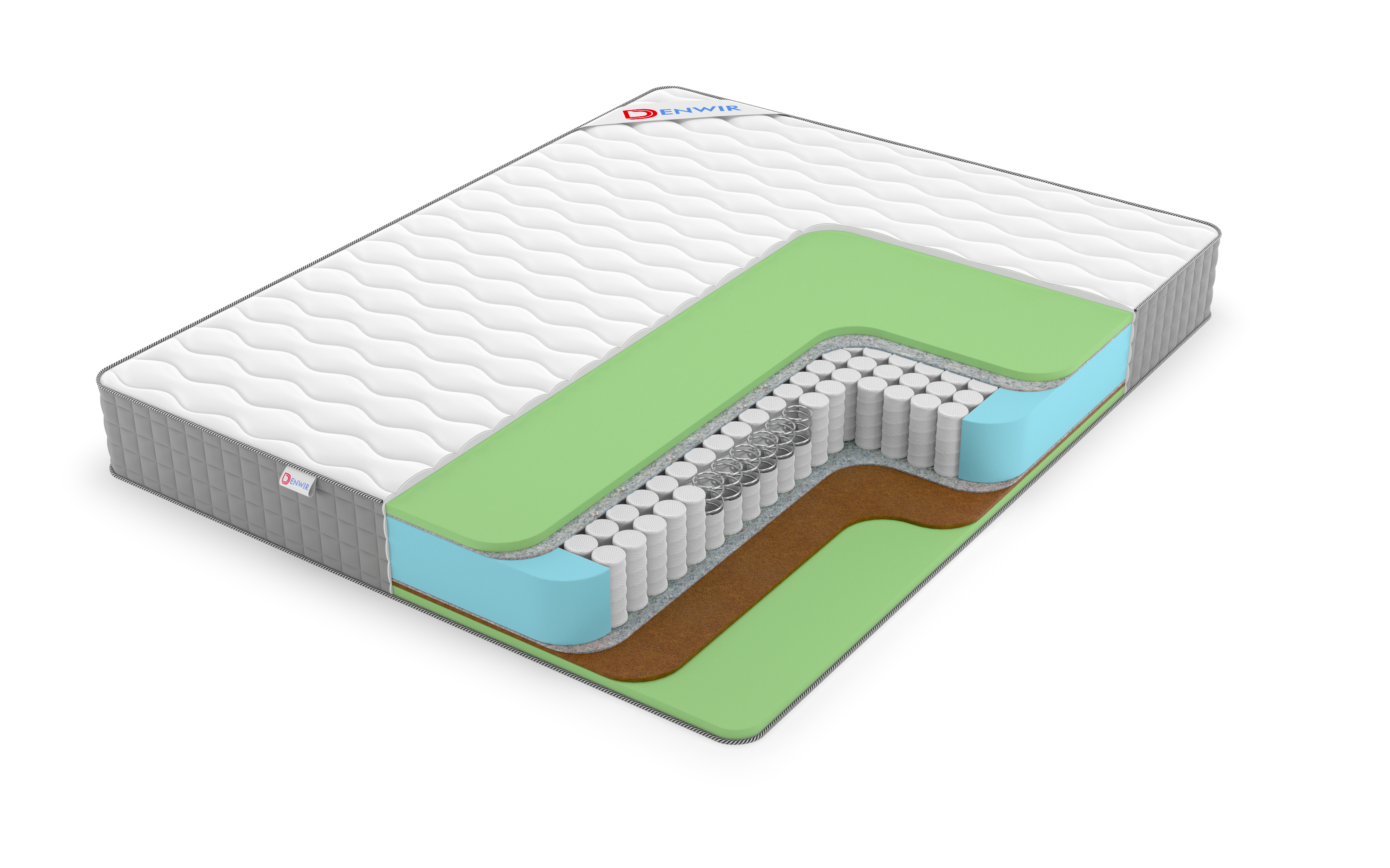 

Матрас пружинный Denwir BEST BALANCE FOAM TFK 135х200, 20 см, Белый, BEST BALANCE FOAM TFK