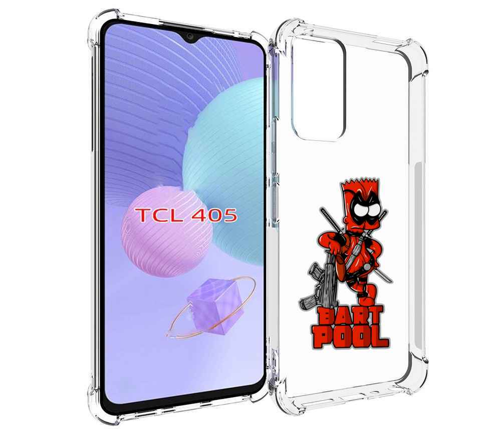 

Чехол MyPads Барт-Пул для TCL 405, Tocco