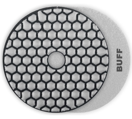 Алмазный гибкий шлифовальный круг для сухого шлифования ЗУБР 100мм BUFF