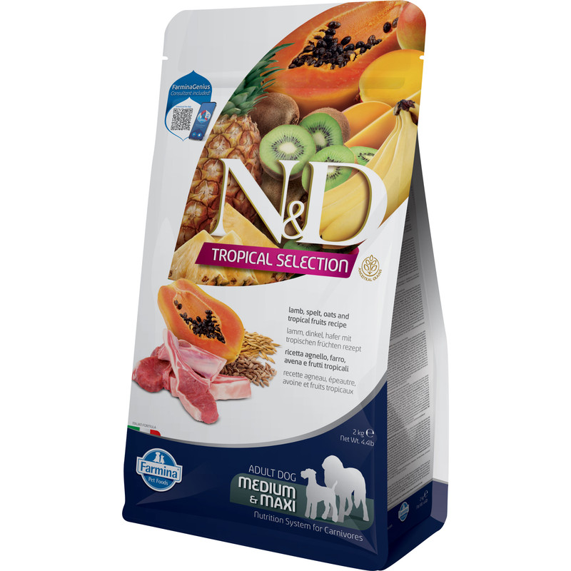 

Сухой корм для собак Farmina N&D Tropical Selection, ягненок, 2 кг
