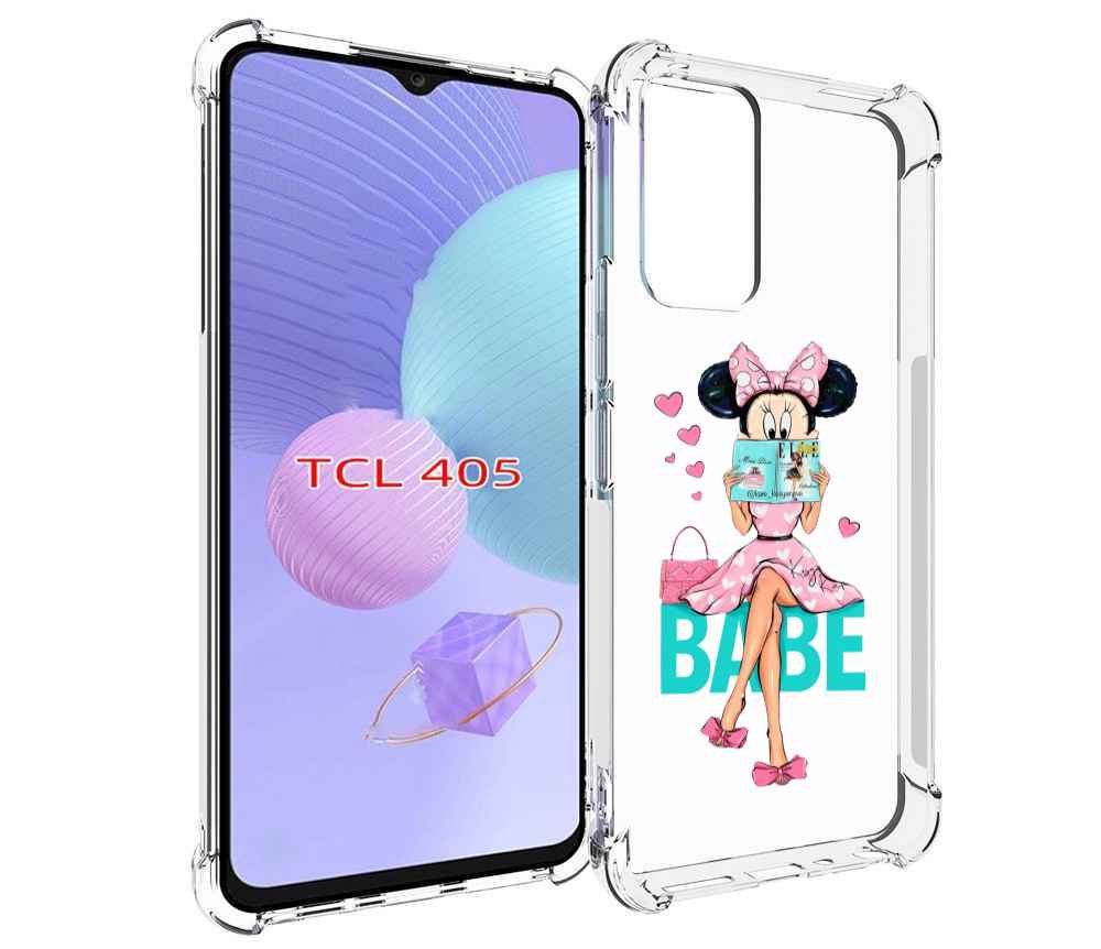 

Чехол MyPads Бейби-микки для TCL 405, Tocco