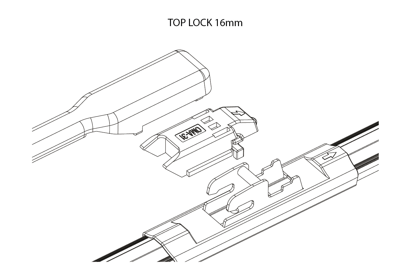 

Osawa адаптеры OMA31 (TOP LOCK 16mm) 2шт.