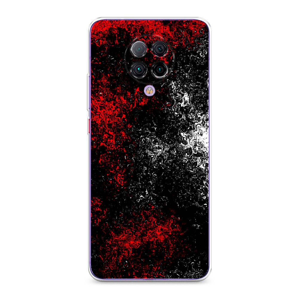 

Чехол на Xiaomi Poco F2 Pro/Redmi K30 Pro "Монотипия", Красный;черный;белый, 37050-3