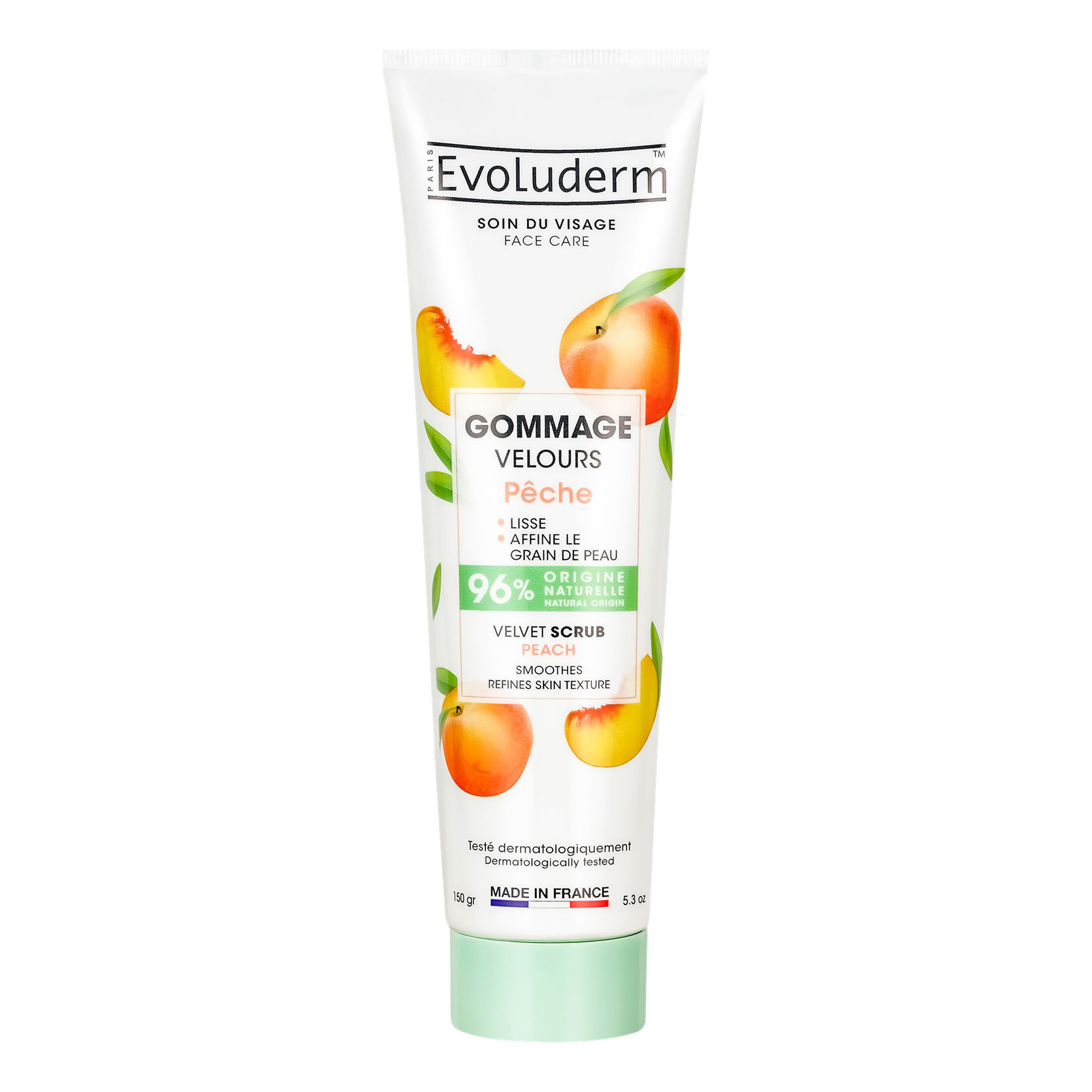 Скраб для лица Evoluderm с экстрактом персика очищение 150 г 369₽