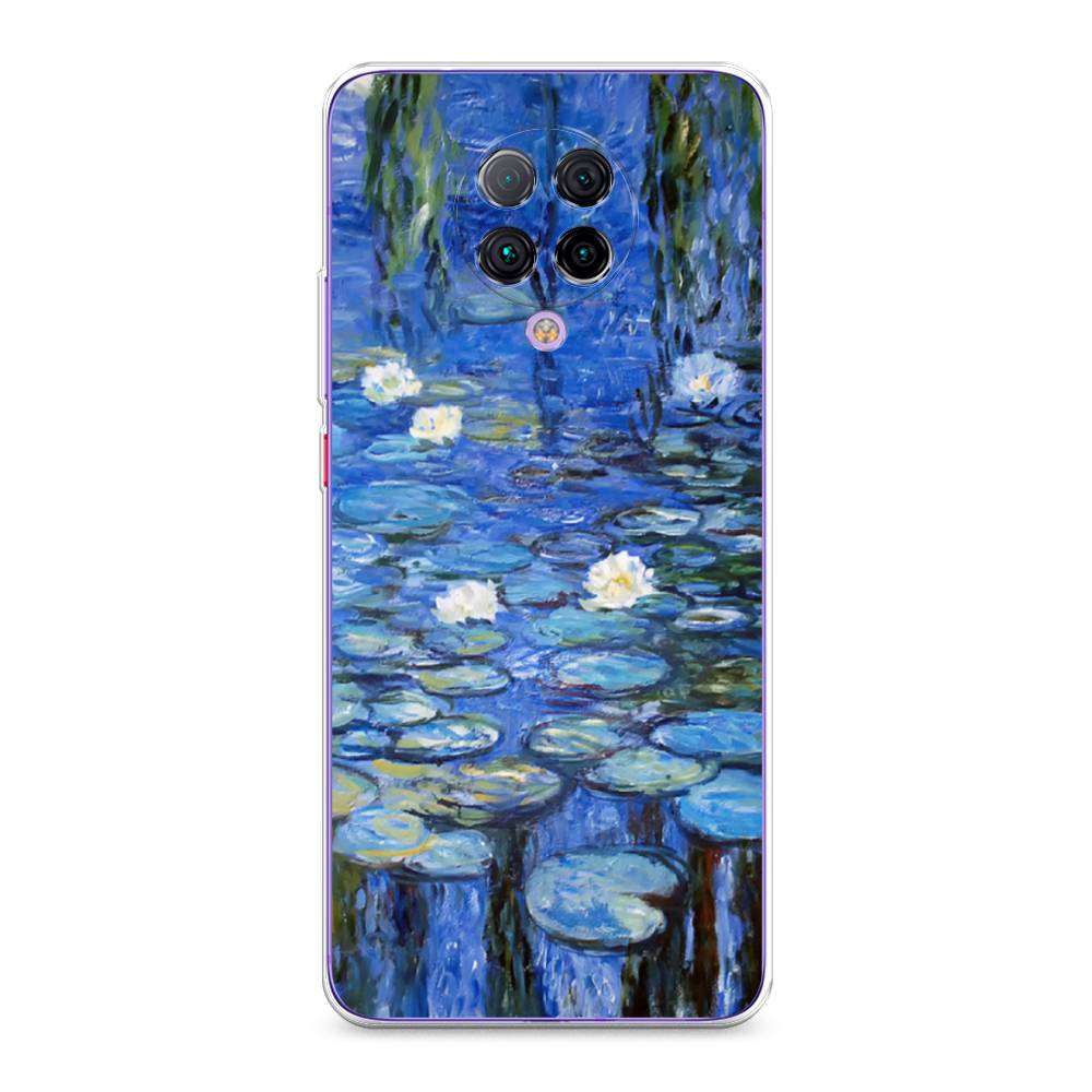 

Чехол на Xiaomi Poco F2 Pro/Redmi K30 Pro "Нарисованный пруд", Синий;зеленый, 37050-4