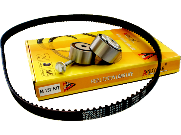 Ремень ГРМ ВАЗ 21126 16V (137х22,0) +2 ролика (ANDYCAR) метал.ролики