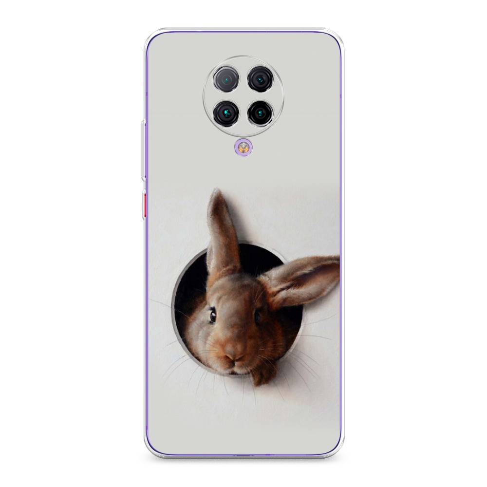 

Чехол на Xiaomi Poco F2 Pro/Redmi K30 Pro "Любопытный кролик", Серый;коричневый, 37050-1
