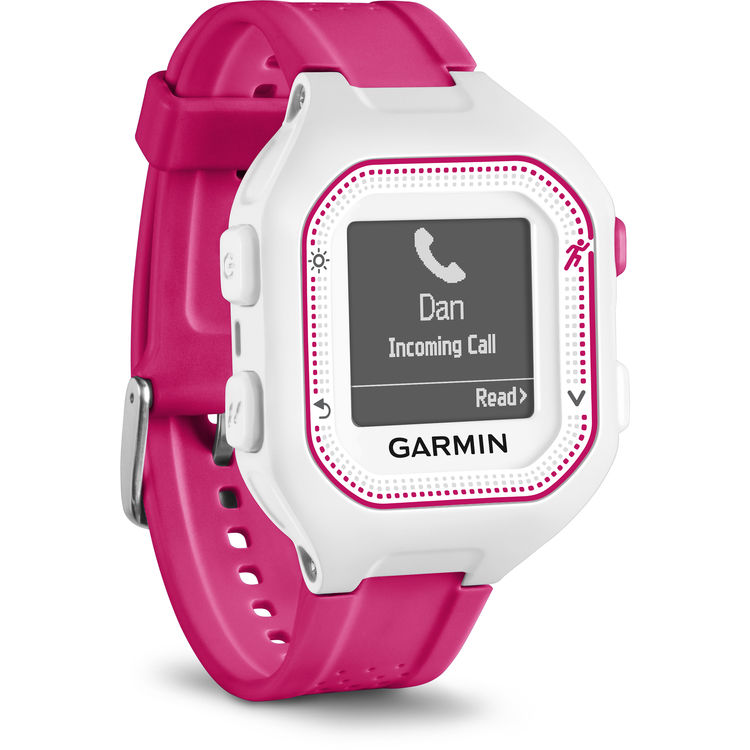 фото Умные часы garmin forerunner 25 small (white/pink)