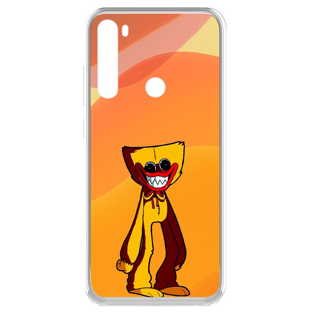 

Чехол-накладка Krutoff Clear Case Хаги Ваги Желтый для Xiaomi Redmi Note 8