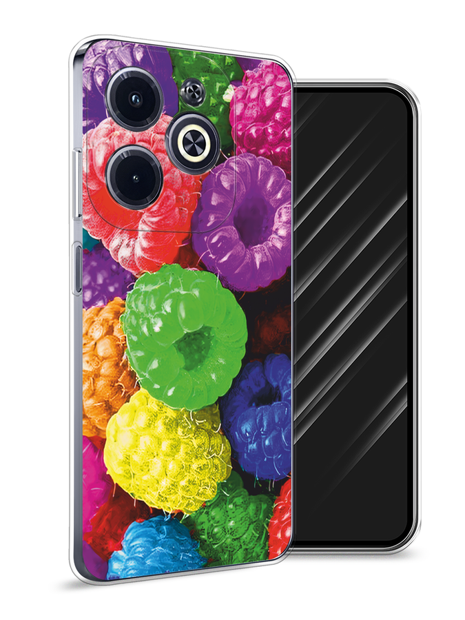 

Чехол Awog на Infinix Hot 40i "Разноцветная малина", 3105450-1