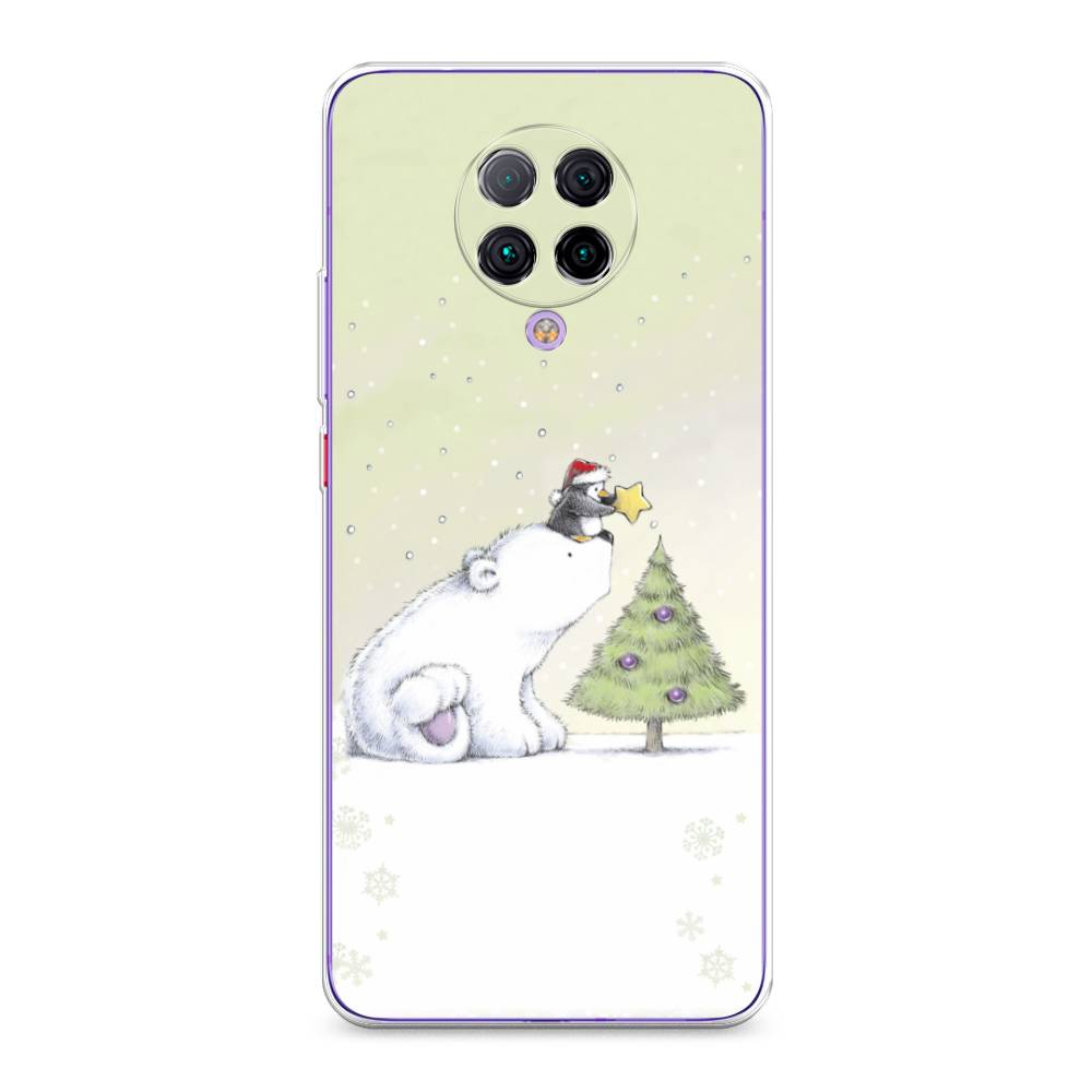 

Чехол на Xiaomi Poco F2 Pro/Redmi K30 Pro "Украшение елки", Белый;бежевый, 37050-5