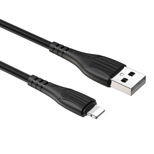 фото Кабель borofone usb lightning bx37 1m черный