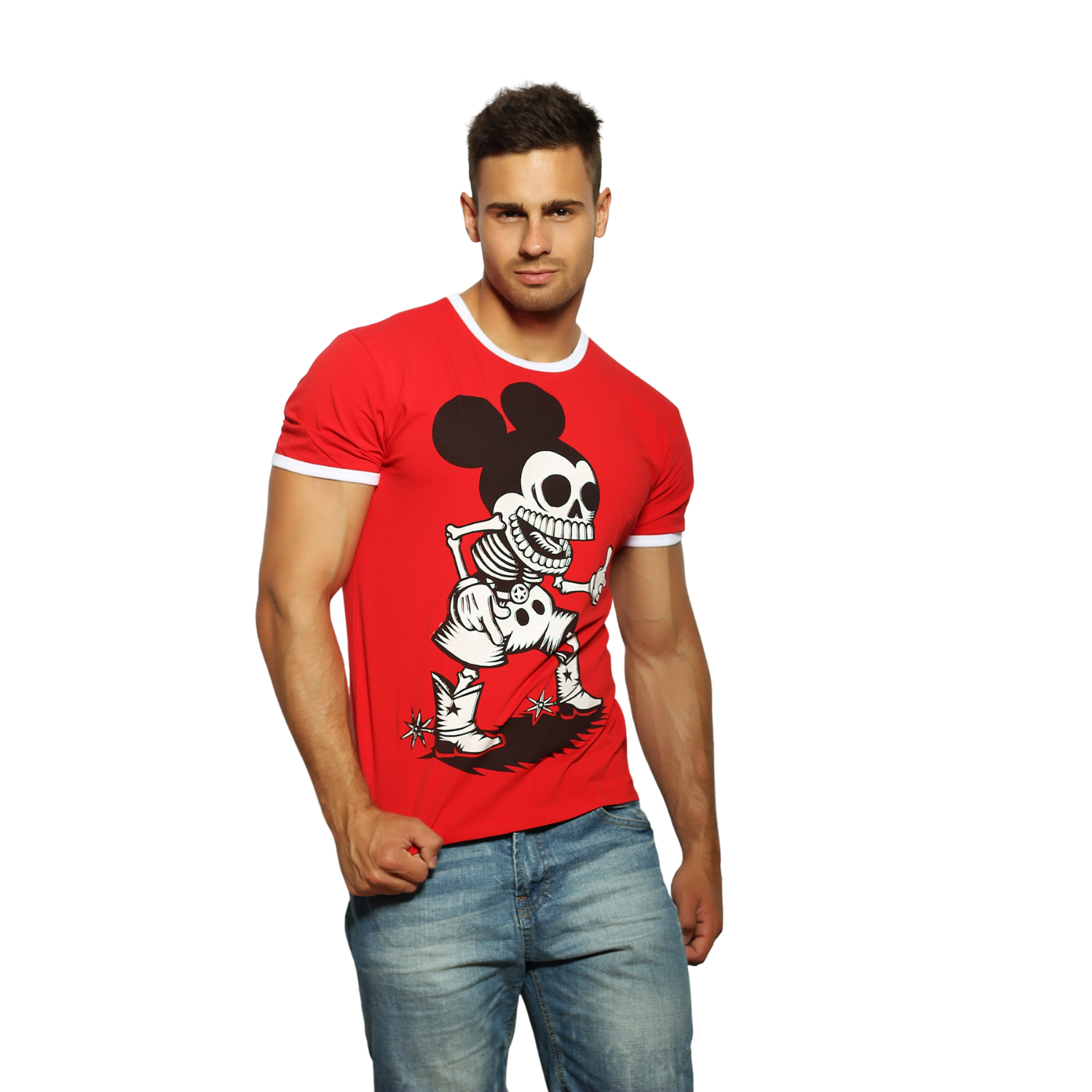 Футболка мужская Fra'n'co 040237m-EP красная XL