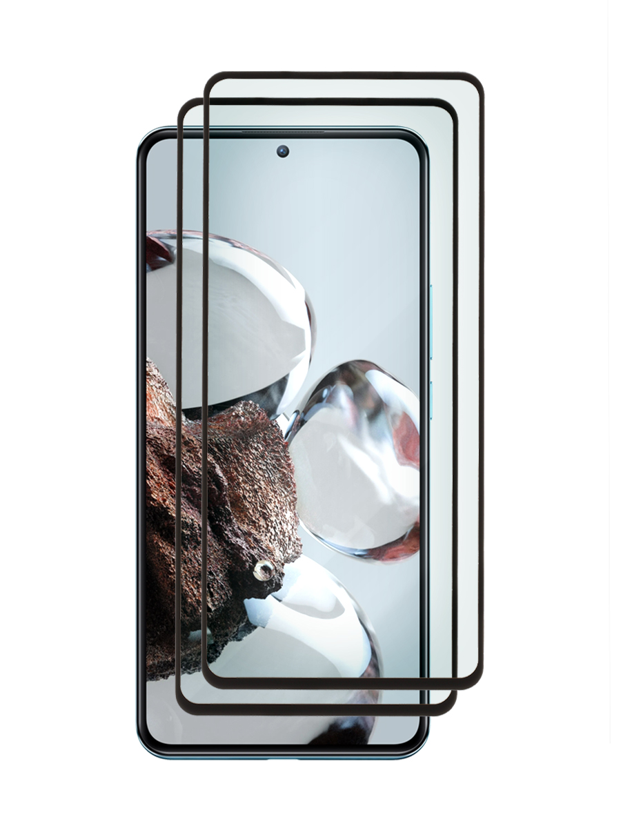 

Комплект из 2 шт защитное стекло для Xiaomi 12T, 12T Pro, Xiaomi F5 Pro 5G с рамкой, ZTG-5D-XMI-12T-BLK