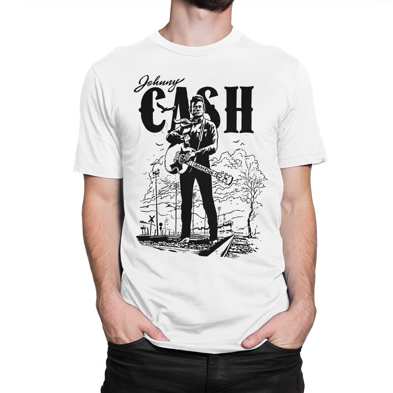 

Футболка мужская DS Apparel Джонни Кэш 999872-2 белая L, Белый, Джонни Кэш 999872-2