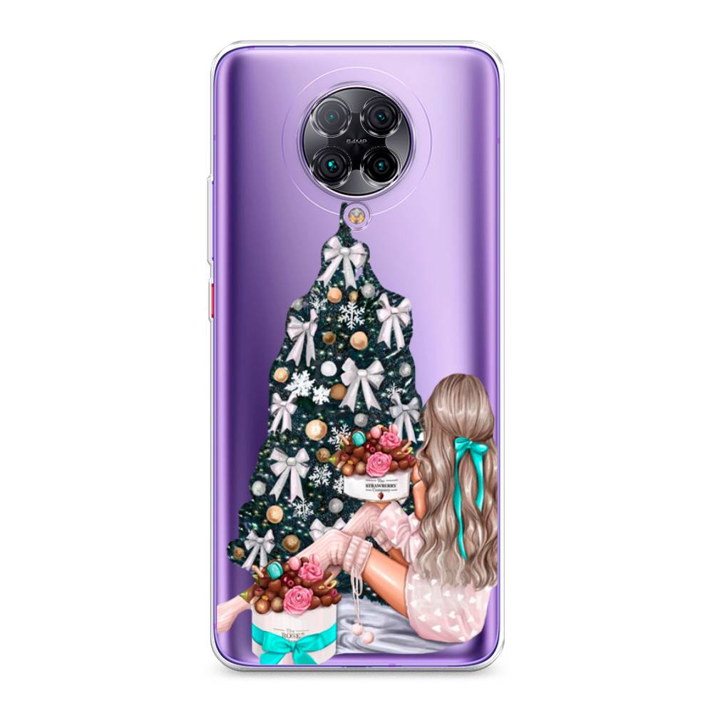 

Чехол на Xiaomi Poco F2 Pro/Redmi K30 Pro "New Year", Зеленый;бежевый;голубой, 37050-5