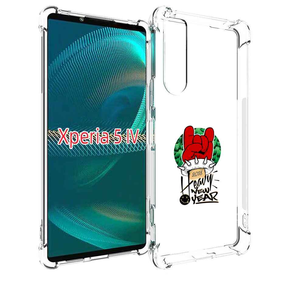 

Чехол MyPads Гангстер новый год для Sony Xperia 5 IV (5-4), Прозрачный, Tocco