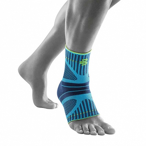 

Спортивный бандаж на голеностопный сустав BAUERFEIND Ankle Support Dynamic голубой XL, 11011102080707