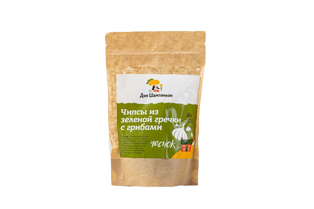 

Чипсы из зеленой гречки Дон Шампиньон с грибами 50 г