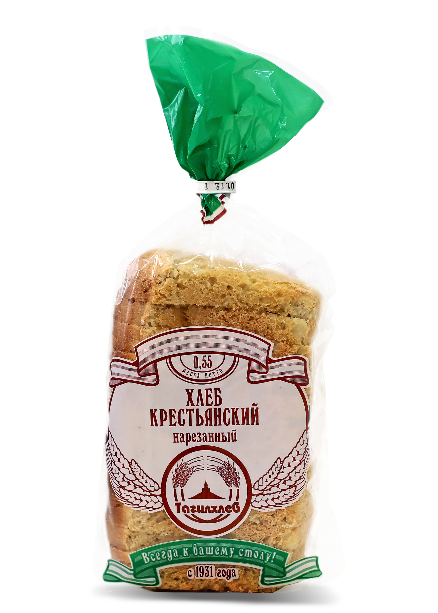 

Хлеб белый Тагилхлеб Крестьянский 550 г, Крестьянский