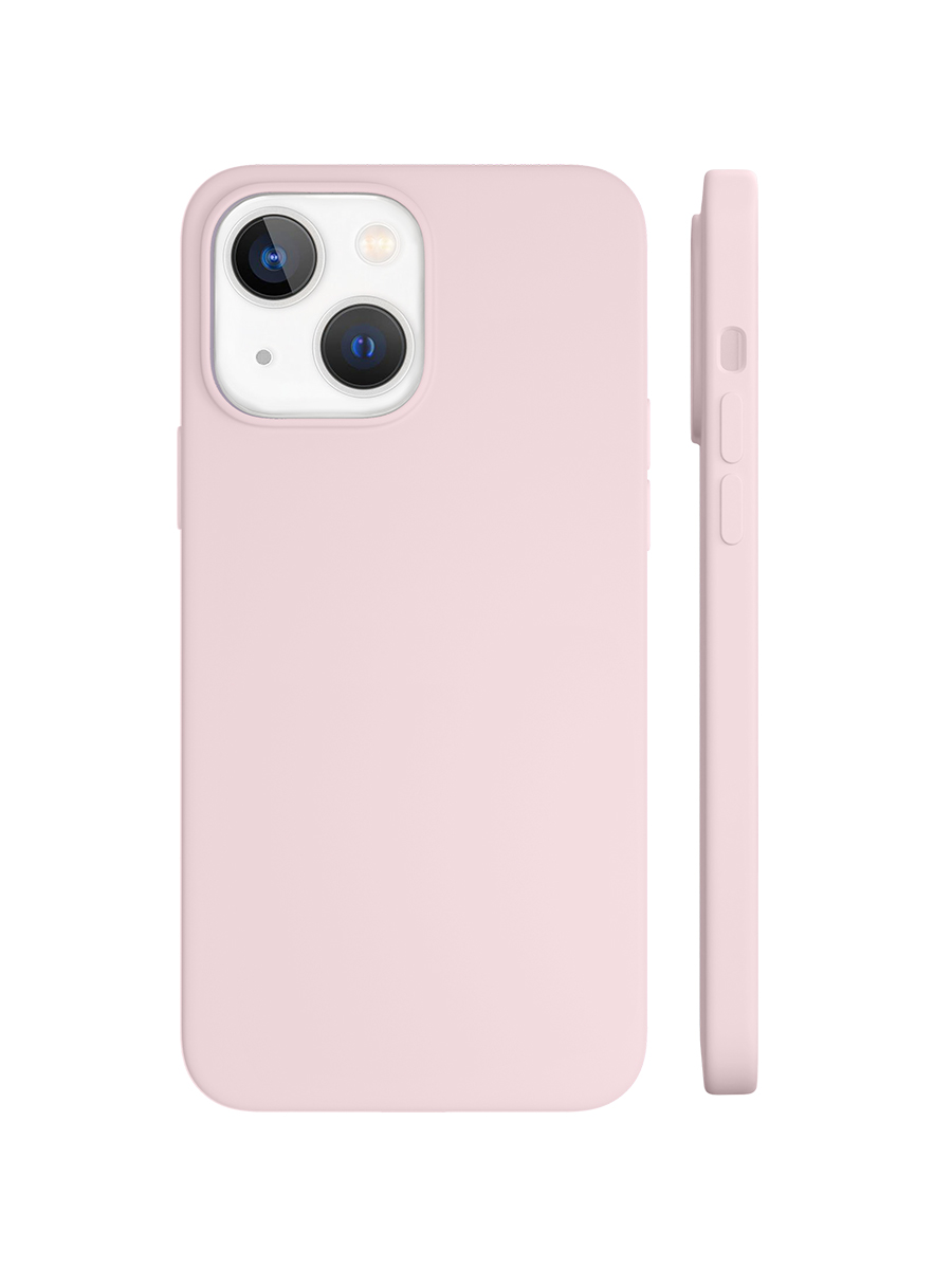 

Чехол VLP Liquid Silicone MagSafe для iPhone 14 Plus, светло-розовый