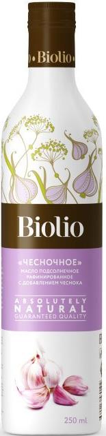 

Подсолнечное масло Biolio чесночное 0,25 л