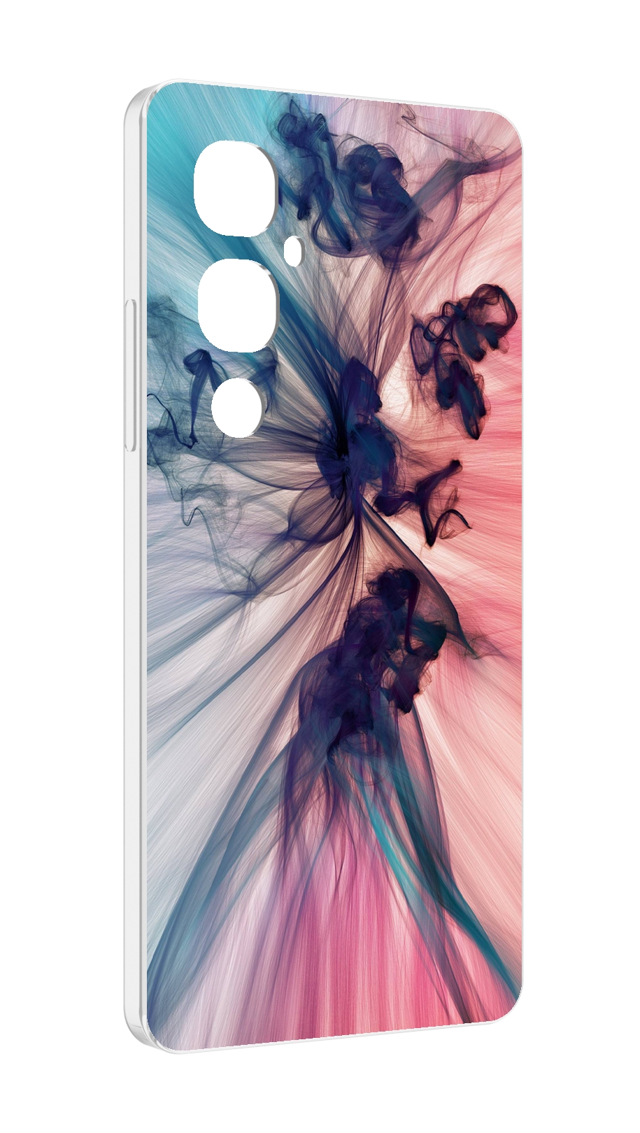 

Чехол MyPads разноцветный дым для Tecno Pova 4 Pro, Прозрачный, Tocco