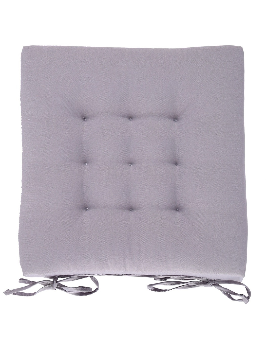 фото Подушка на стул на сидушку цветные сны amo la vita 39х39 см, серый 1 шт