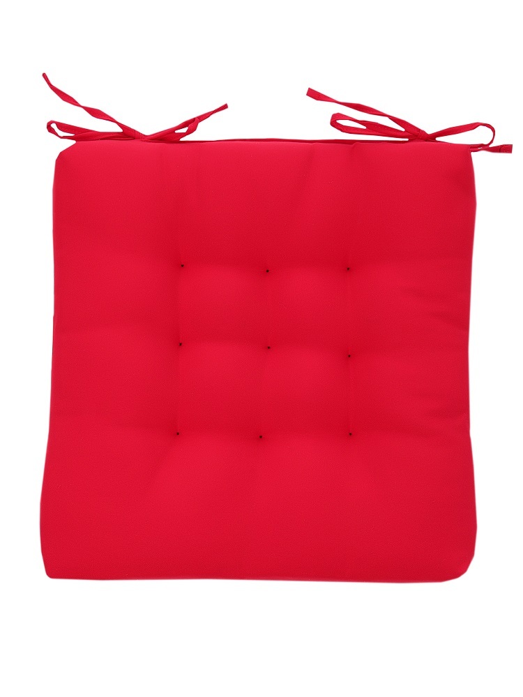 фото Подушка на стул на сидушку цветные сны amo la vita 39х39 см, красный 1 шт