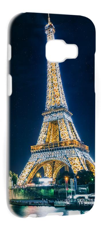 Чехол силиконовый для Samsung Galaxy A3 (2017) RHDS TPU (Белый) (Дизайн 156)