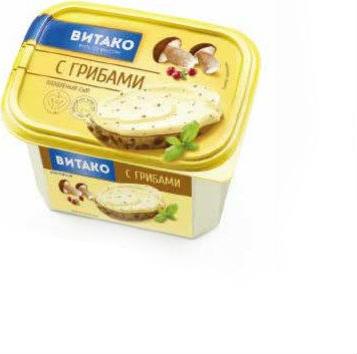 

Сыр Витако плавленый с грибами 60%