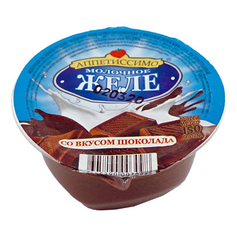 

Желе Аппетиссимо шоколадное 5,5% 150 г