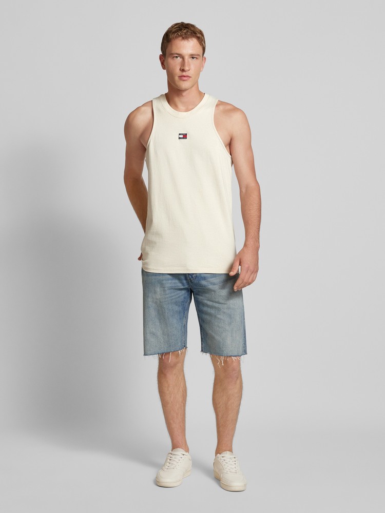 

Майка мужская Tommy Jeans DM0DM11803 бежевая XL, Бежевый, DM0DM11803