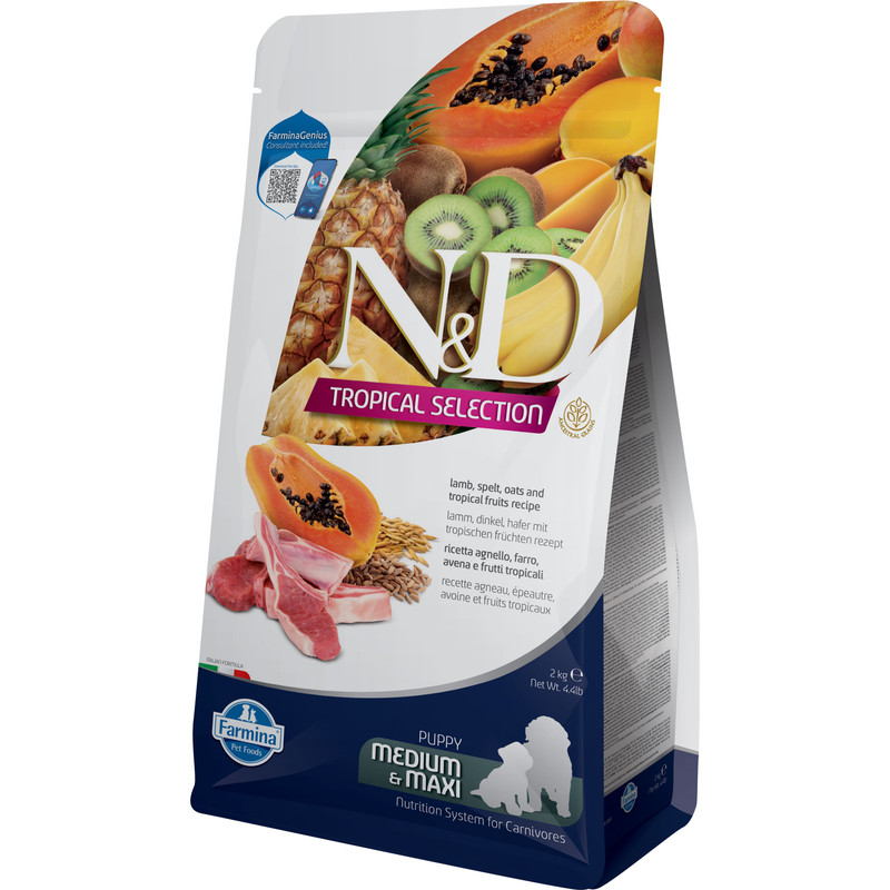 

Сухой корм для щенков Farmina N&D Tropical Selection, ягненок, 2 кг