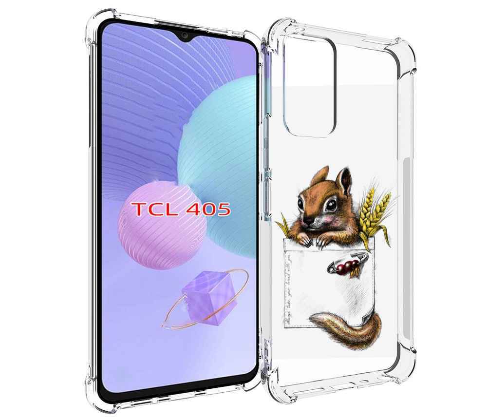 

Чехол MyPads Белочка для TCL 405, Tocco