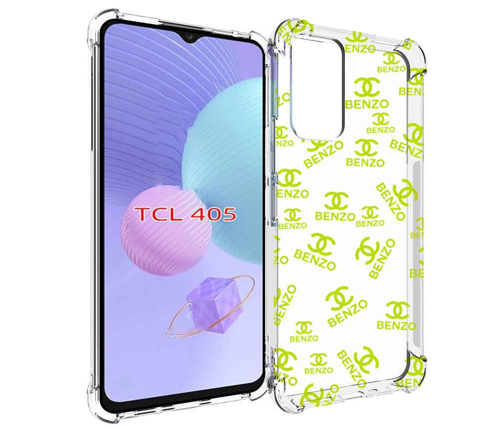 

Чехол MyPads Белый-Бензо для TCL 405, Tocco