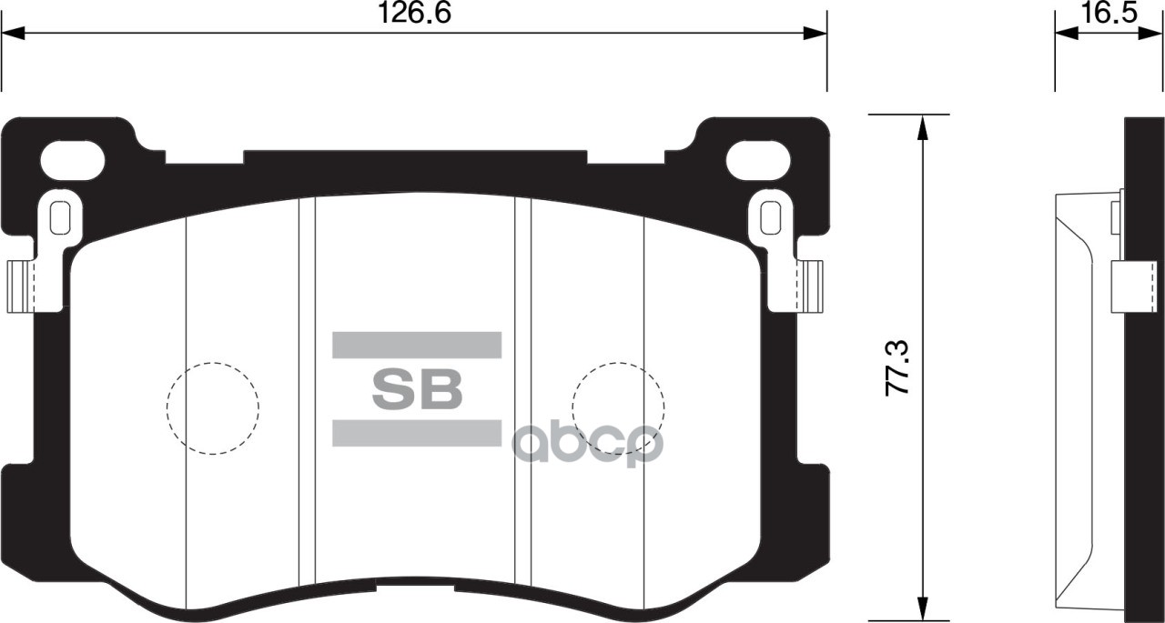 

Тормозные колодки Sangsin brake SP1547