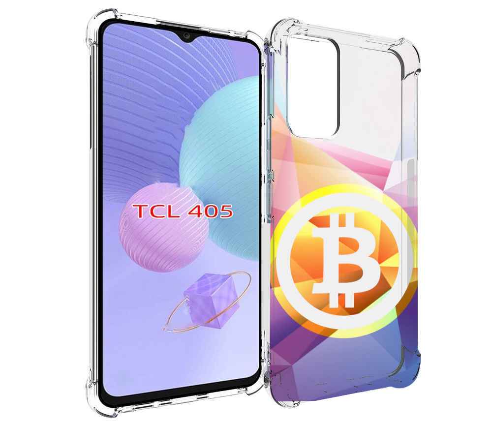 

Чехол MyPads Биткоин для TCL 405, Tocco