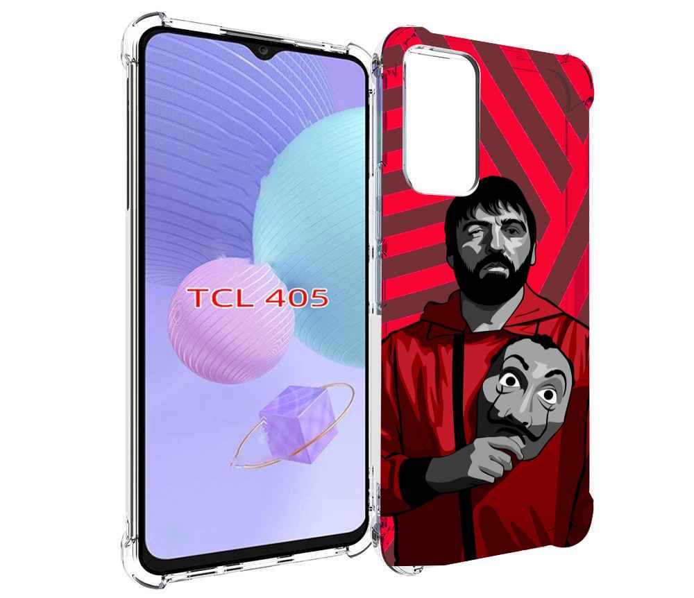 

Чехол MyPads Богата-Бумажный-дом для TCL 405, Tocco