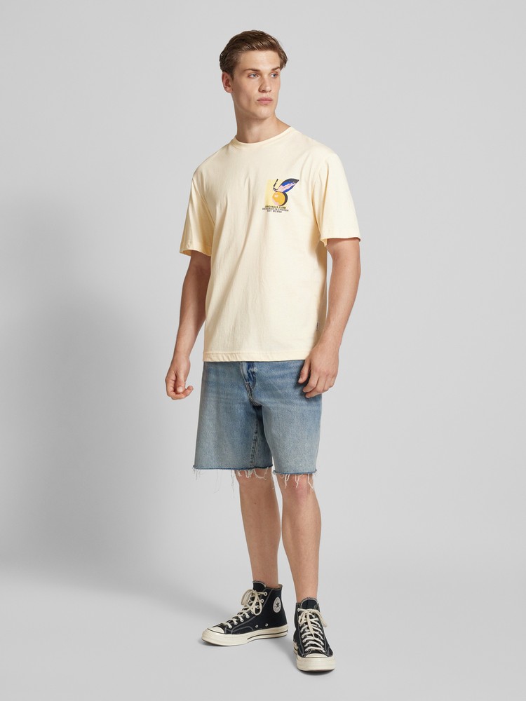 Футболка мужская Jack Jones 12252175 бежевая M 6032₽