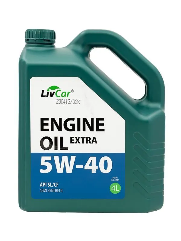 

Масло моторное LivCar Engine Oil EXTRA 5W-40 API SL/CF (4л)