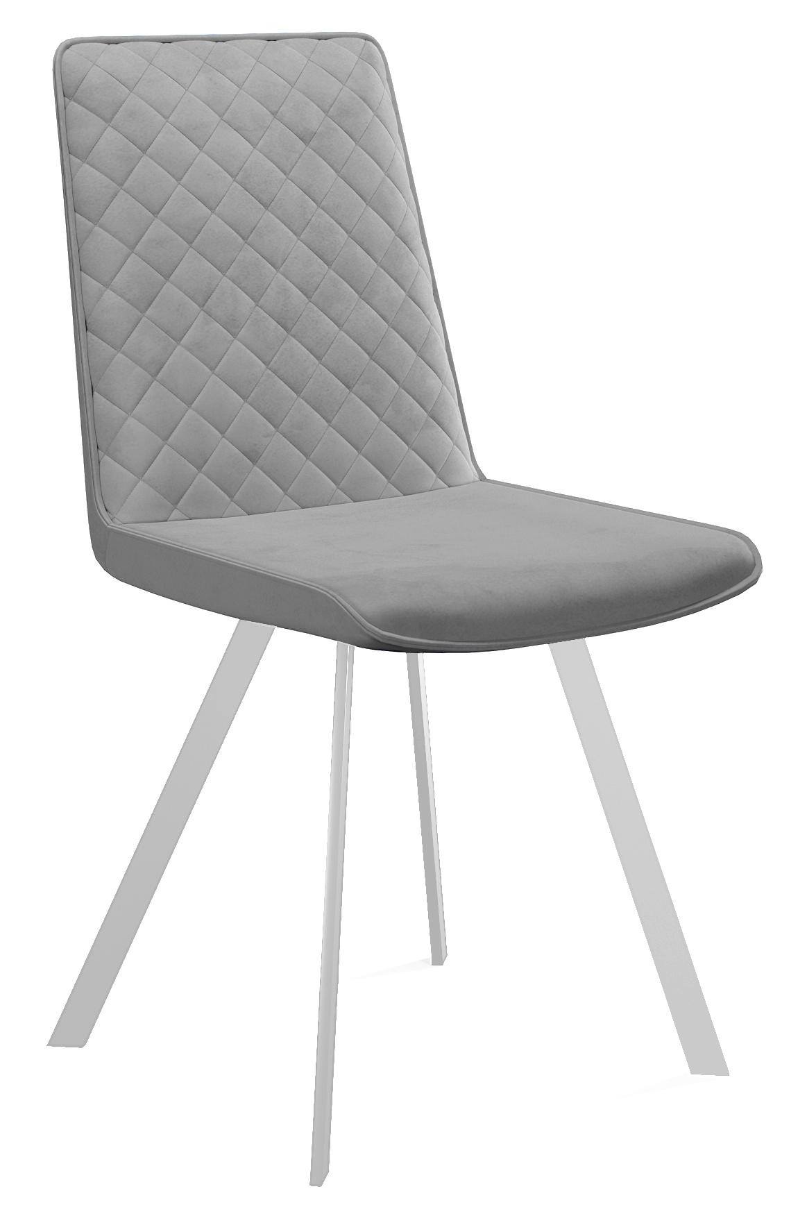 

Стул DikLine 202 B22 GREY, ножки белые