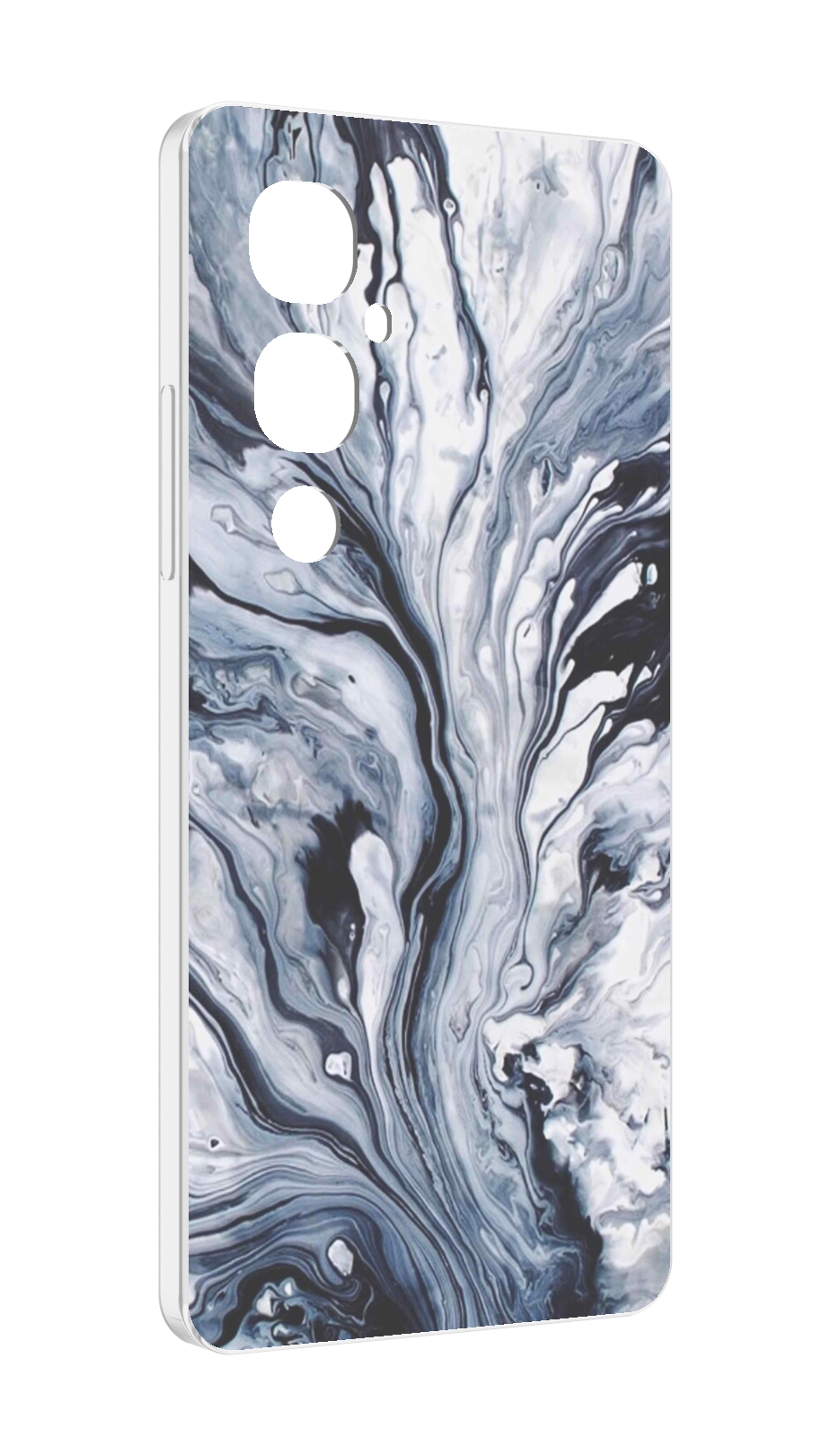 

Чехол MyPads серая краска для Tecno Pova 4 Pro, Прозрачный, Tocco