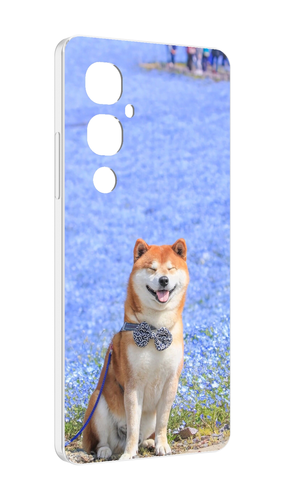 

Чехол MyPads сиба шиба ину 2 для Tecno Pova 4 Pro, Прозрачный, Tocco
