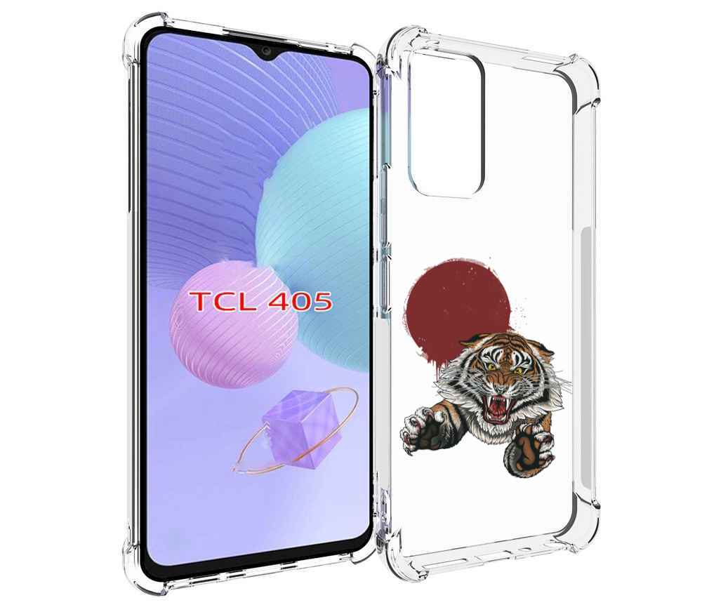 

Чехол MyPads Бросок тигра для TCL 405, Tocco