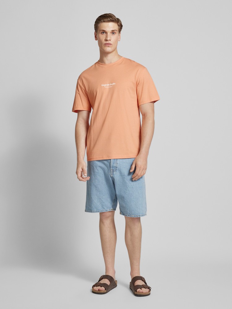 

Футболка мужская Jack & Jones 12240121 оранжевая M, Оранжевый, 12240121