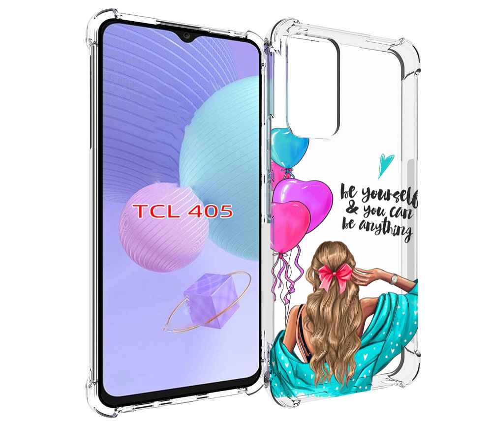 

Чехол MyPads Будь-собой для TCL 405, Tocco