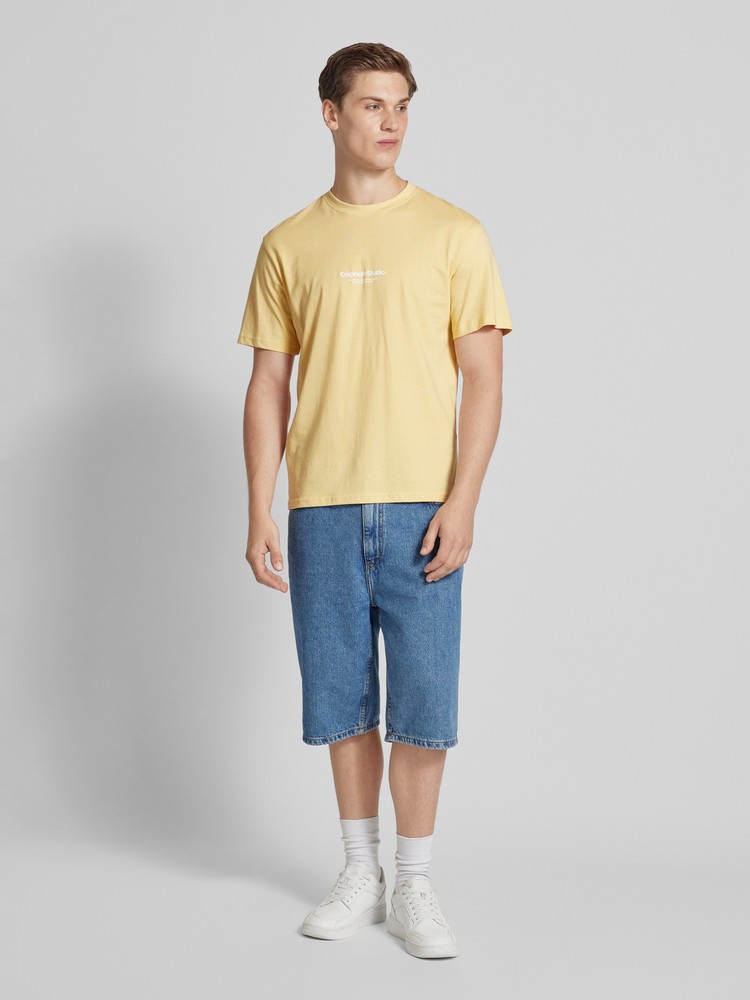 

Футболка мужская Jack & Jones 12240121 желтая S, Желтый, 12240121