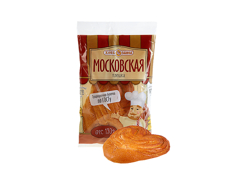 

Плюшка Московская классическая 130 г