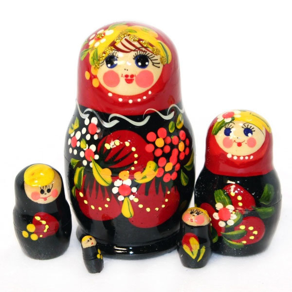 

Матрёшка Ягодка (5 мест, 9 см)